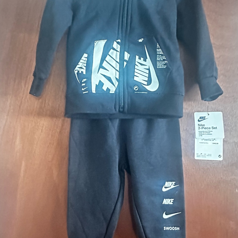 Nike Black Hoodie with Logo